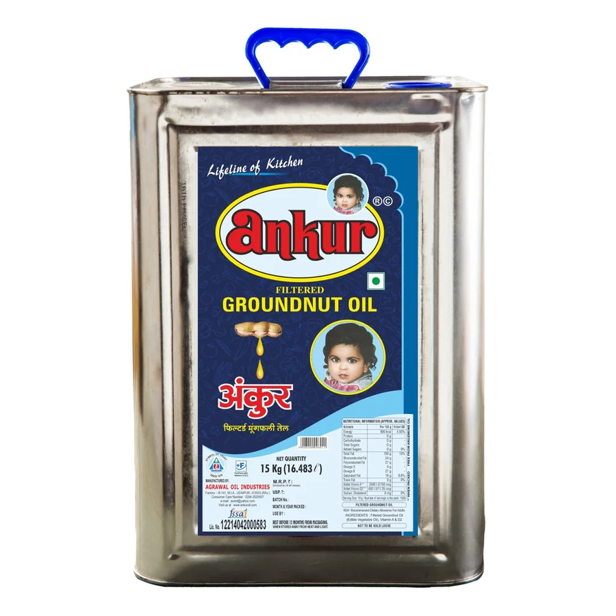 Ankur Filtered Groundnut Oil