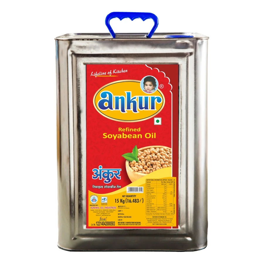 Ankur Refined Soyabean Oil &ndash; view 3