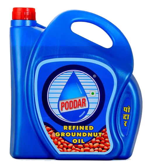 Poddar Refined Groundnut Oil pack range